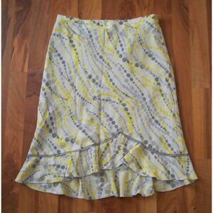 Tailor B. Moss® Fully Lined Side Zippered Printed Mermaid Skirt Size 10